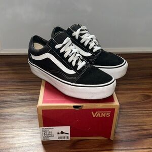 Vans Old Skool Black White Skate Shoes